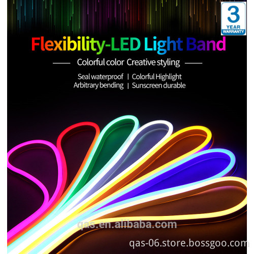 LED rgb single side 2835 12v 220V mini led neon flexible strip